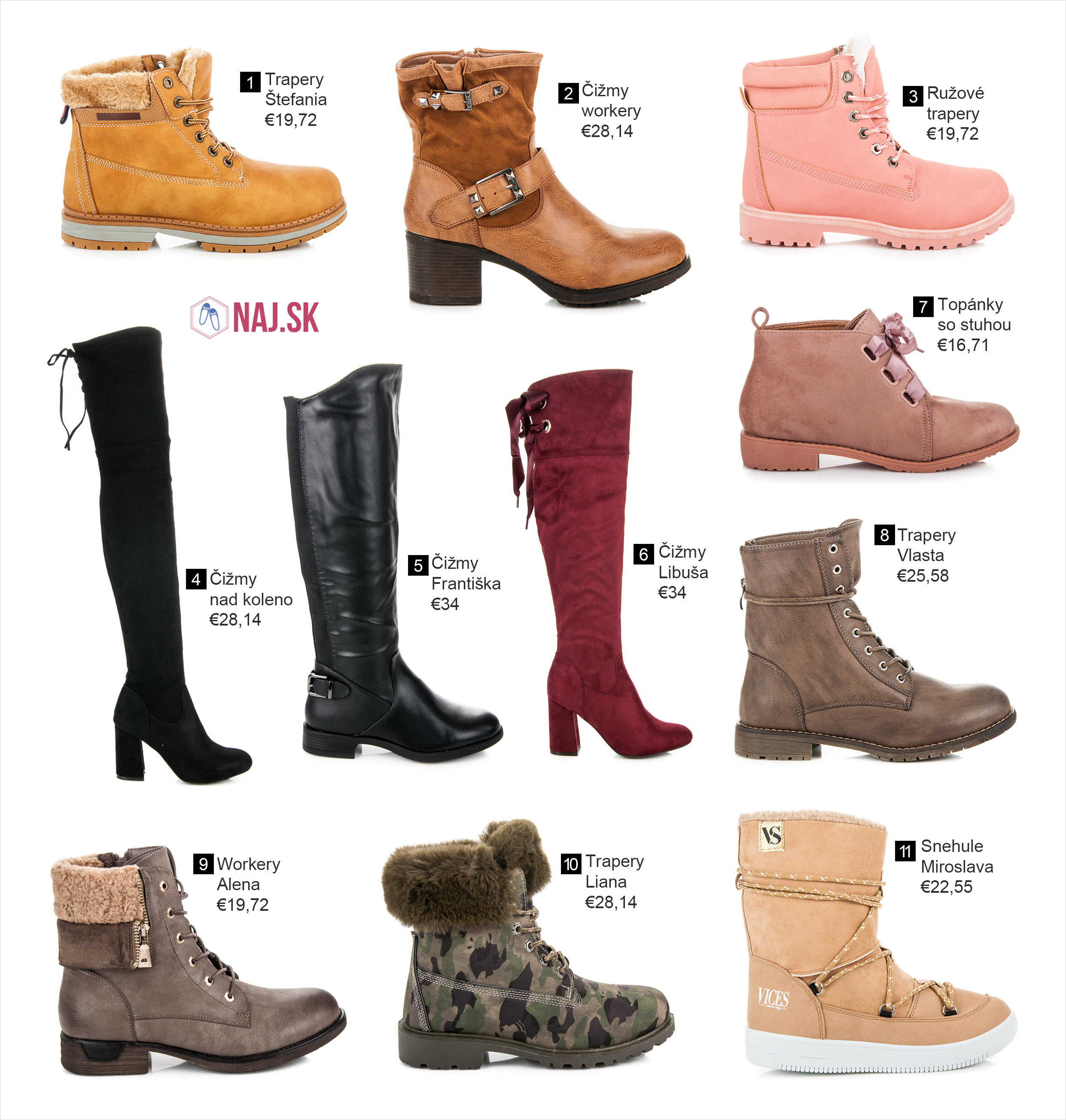 Trapery béžové, workey, čižmy, trapery, snehule